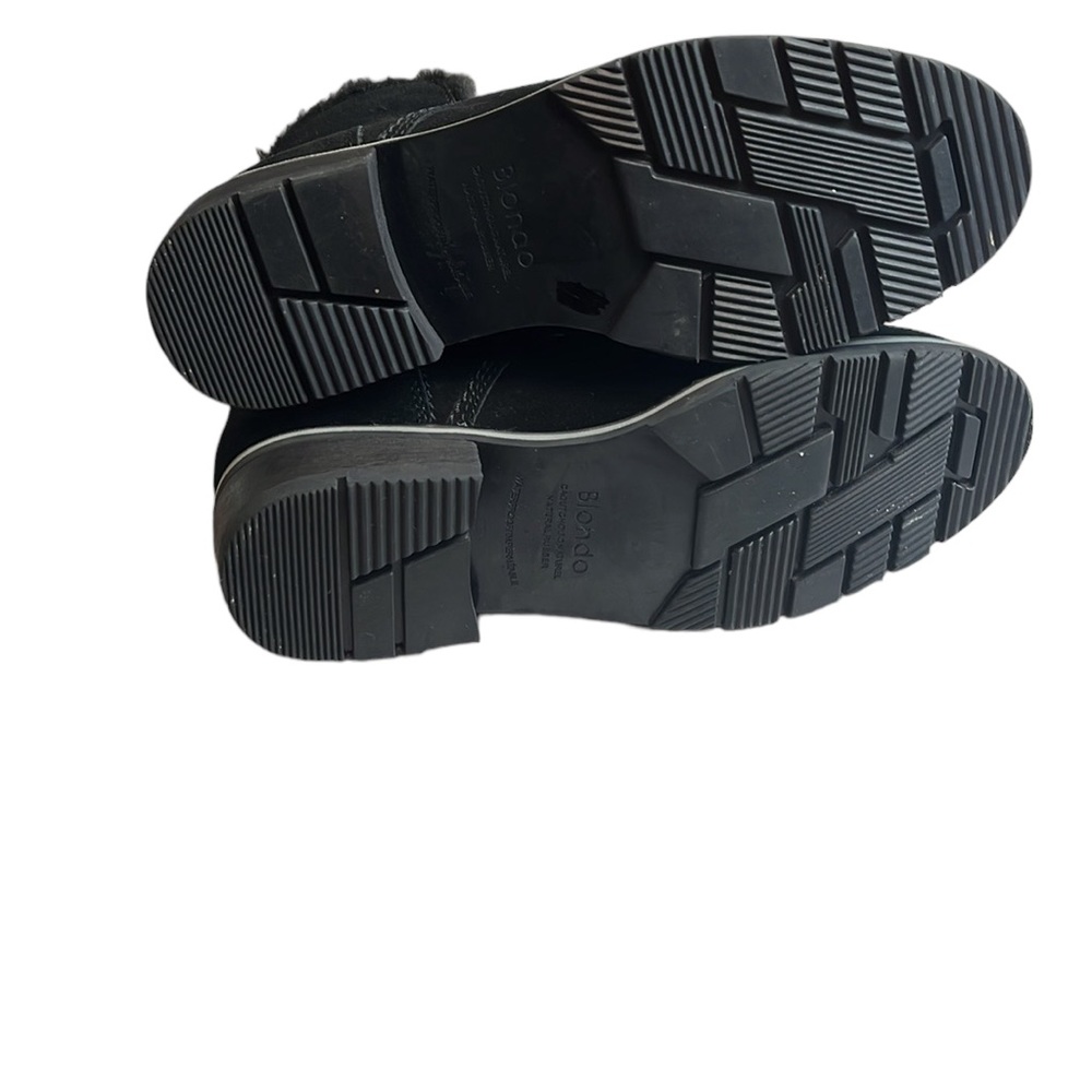 Blondo Vedette Waterproof Boot Black Suede 7.5 - Picture 6 of 9